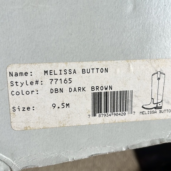 Frye Melissa button dark brown boots size 9.5. - Picture 4 of 7